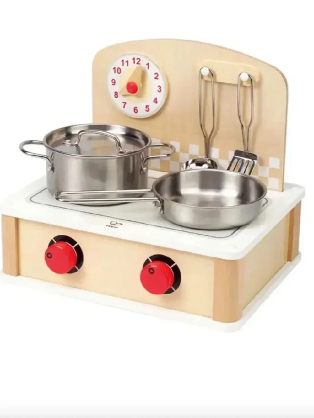 HAPE Kids Indoor Outdoor Wood Toy Cooktop